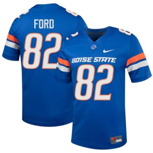#82 Mens Ben Ford Boise State Broncos Royal NCAA College Football Jersey 797910-753