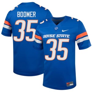 #35 Men's Alumni Royal Boise Broncos College Football Colton Boomer Jerseys 815937-728