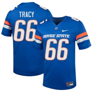 #66 Jacob Tracy Alumni Men's Broncos College Football Royal Jerseys 331851-143