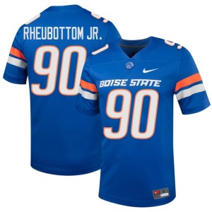 #90 Mens College Football BSU Broncos Andrew Rheubottom Jr. Royal High School Jerseys 808682-709