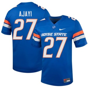 #27 Men Boise State Broncos College Football Royal NCAA Jay Ajayi Jerseys 410075-908