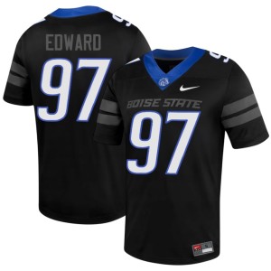 #97 Mens Broncos College Football Black Mikaio Edward Limited Jerseys 891870-815