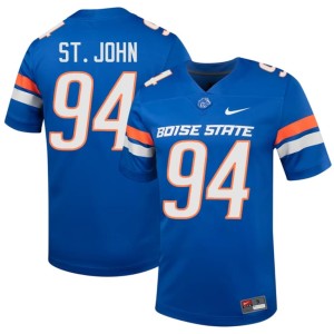 #94 Paz St. John College Football Royal Player Boise State Broncos Men's Jerseys 112066-193