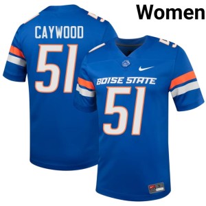 #51 Royal Womens College Football University Broncos Roman Caywood Jerseys 462473-783