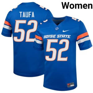 #52 Bronco Nation Limited Stewart Taufa College Football Royal Womens Jersey 604429-732