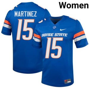 #15 2026 BSU Royal Women's College Football Zeke Martinez Jerseys 996856-201