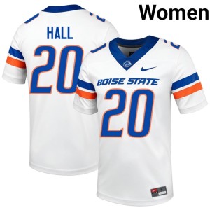 #20 Womens Kyle Hall College Football White BSU 2026 Jerseys 550651-892