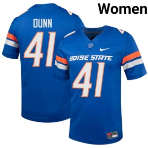 #41 University Women Bronco Nation College Football Rocky Dunn Royal Jersey 992398-678
