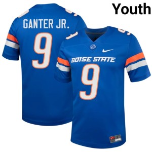 #9 Replica Derek Ganter Jr. Royal Boise State Broncos Youth College Football Jerseys 864924-546