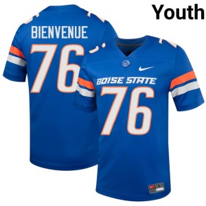 #76 Game College Football Youth Boise State Royal Greg Bienvenue Jerseys 323973-873