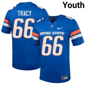#66 College Football 2026-27 Jacob Tracy Boise Broncos Youth Royal Jersey 676594-345