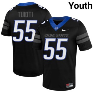 #55 Youth Broncos Alumni Mana Tuioti Black College Football Jerseys 327843-221