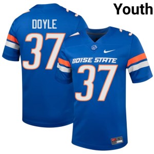 #37 2026-27 Royal Boise Broncos College Football Oscar Doyle Youth Jerseys 974386-557