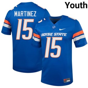 #15 Zeke Martinez College Football Youth NCAA Royal Broncos Jerseys 100232-366