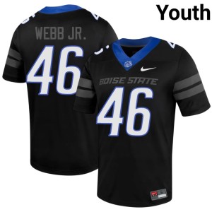 #46 College Football Youth BSU High School Black Corey Webb Jr. Jerseys 988143-632