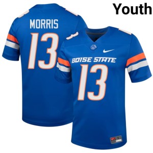 #13 Boise State Broncos College Football 2026-27 Royal Darren Morris Youth Jersey 400102-703