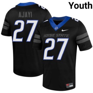 #27 Jay Ajayi High School Youth Black College Football Boise State Broncos Jersey 343436-688