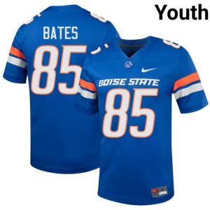 #85 Boise State Broncos High School College Football Royal John Bates Youth Jersey 527234-743